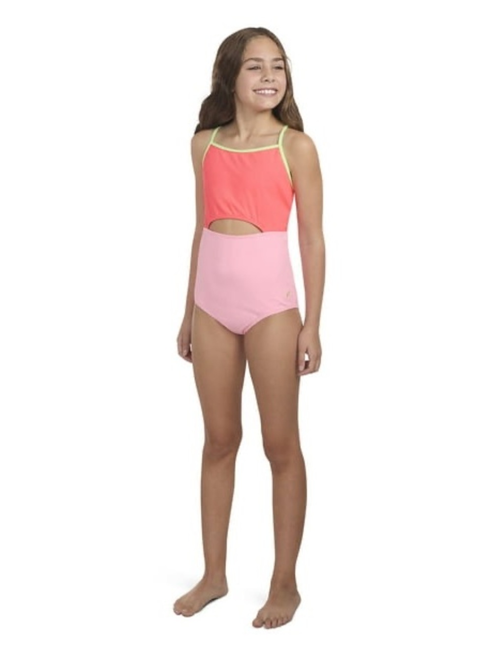 Hurley Girls Ribbed One-Piece Swimsuit | Size XXL
